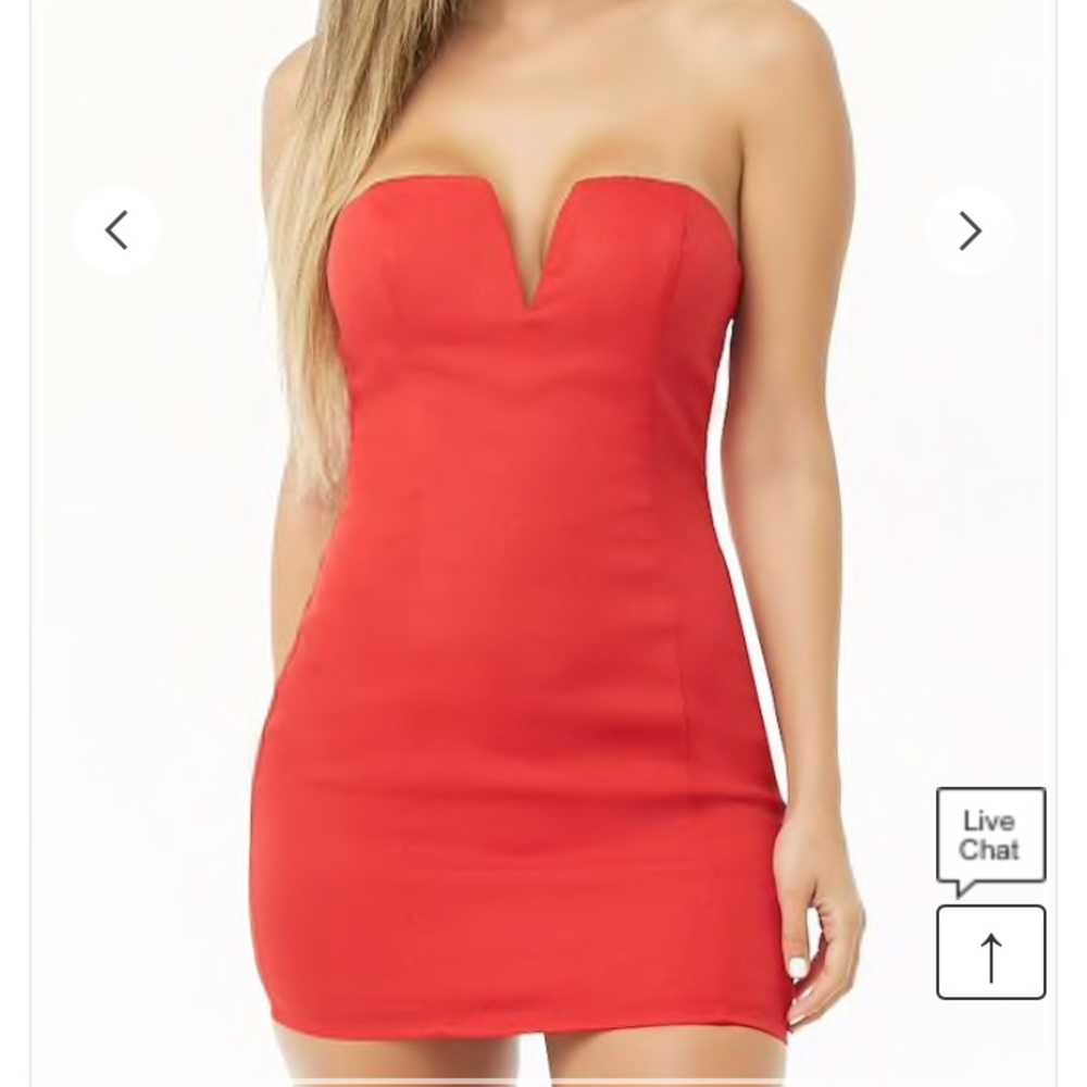 Forever 21 red mini dress